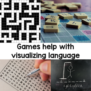 games help with visualizing language