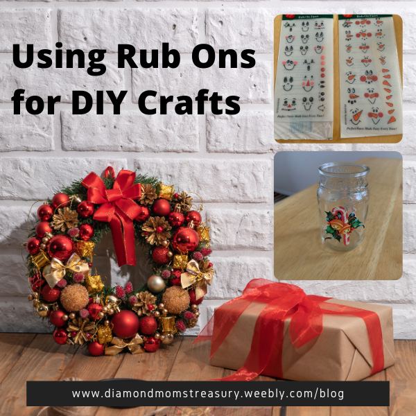 Using Rub On Transfers for DIY Crafts