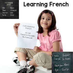Learning French activities