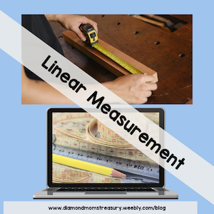 Linear measurement using standard measurement tools.
