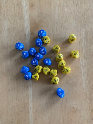10 sided dice activity