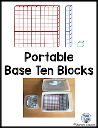 portable base ten blocks