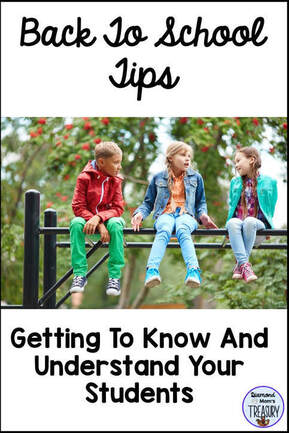 Back to school tips - Getting to know and understand your students