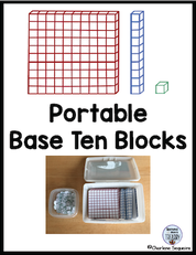 portable base ten blocks