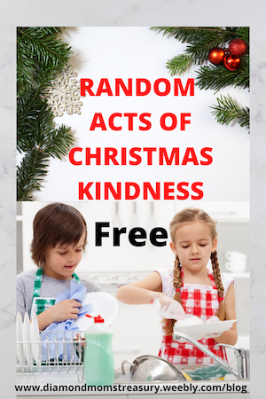 Acts of Kindness at Christmas Time. This is a chance for children to do simple acts of kindness during the Christmas season. Each time they do an act, they give a card that says You've been RACKed!