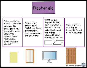 rectangle information from a 2D activity.
