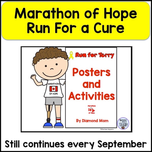 Terry Fox's Marathon of Hope Run for cancer research