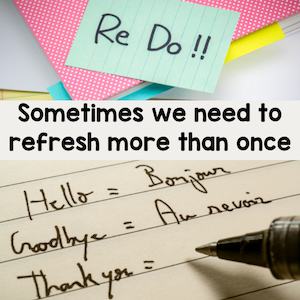 Sometimes we need to refresh more than once