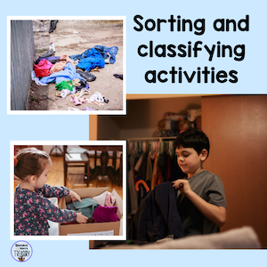 sorting and classifying clothing