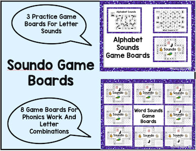 Soundo game boards