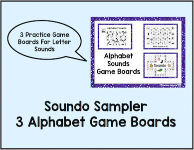 Soundo sampler 3 alphabet game boards