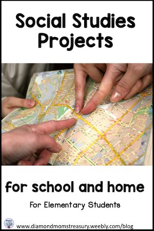 Social Studies ideas for home and school for using with elementary children