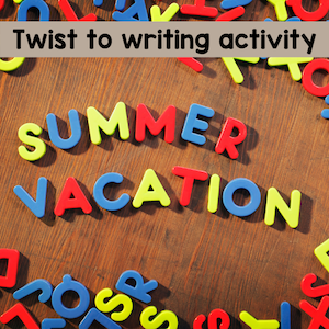 twist to writing summer vacation stories