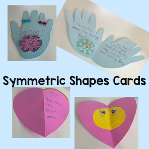 symmetric shape cards
