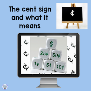 The cent sign and what it means.