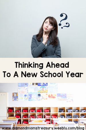 Thinking ahead to a new school year.