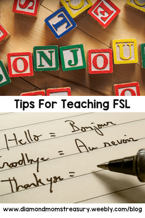 tips for teaching FSL