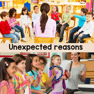 Unexpected reasons