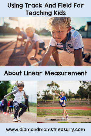 Using track and field for teaching kids about linear measurement