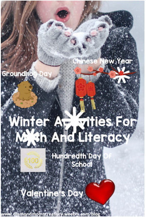 winter actvities for math and literacy