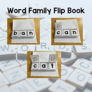 word family flip book