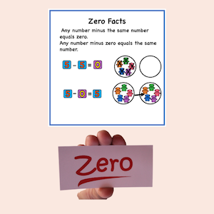 zero facts for subtraction